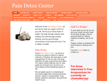 Tablet Screenshot of paindetoxcenter.com